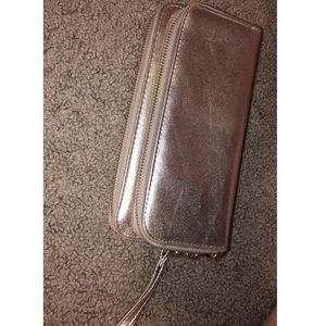 Shiny Wallet Wristlet